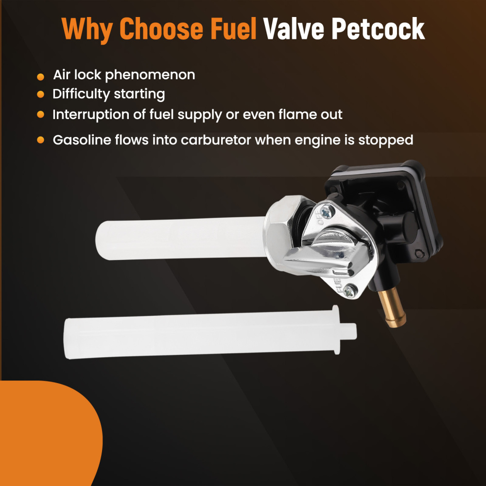 Fuel Valve Petcock Switch Kit compatible for Harley FLST FXST FLT FXD 1995-2001 61338-94D