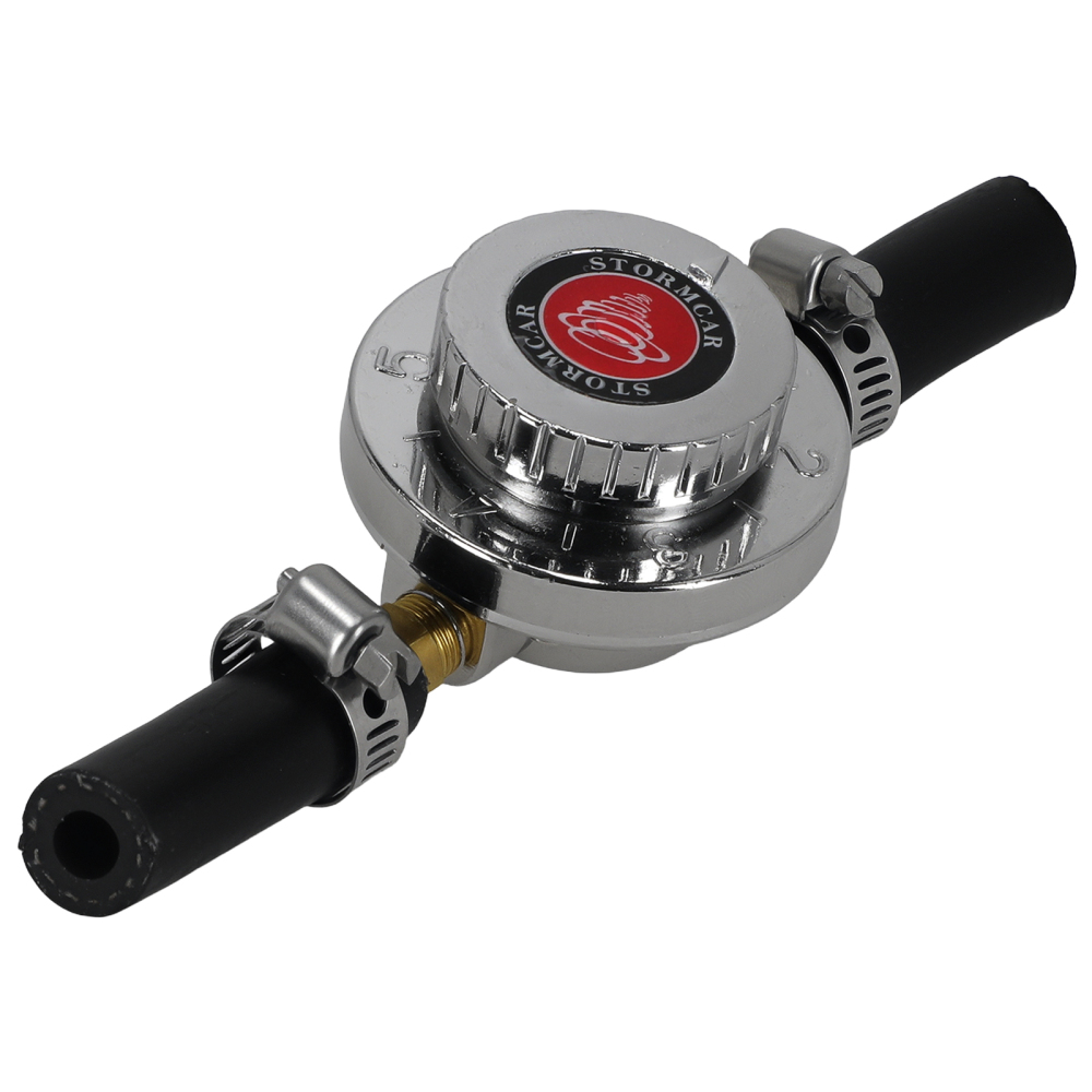 1-5 PSI Adjustable Fuel Pressure Regulator Carburetor Kit w/ 8mm 10mm Hose