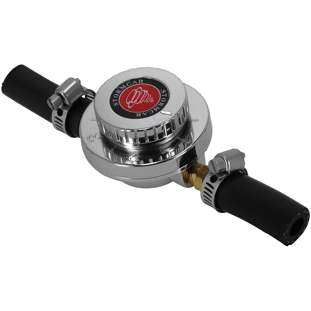 1-5 PSI Adjustable Fuel Pressure Regulator Carburetor Kit w/ 8mm 10mm Hose