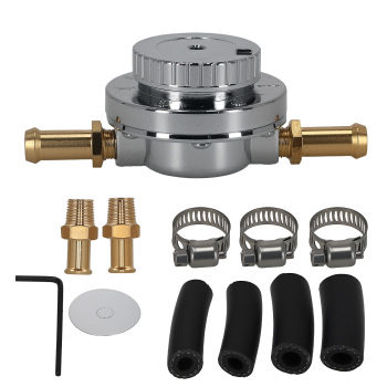 Universal Adjustable Fuel Pressure Regulator Kit 1-6 PSI for Carburetor Engines