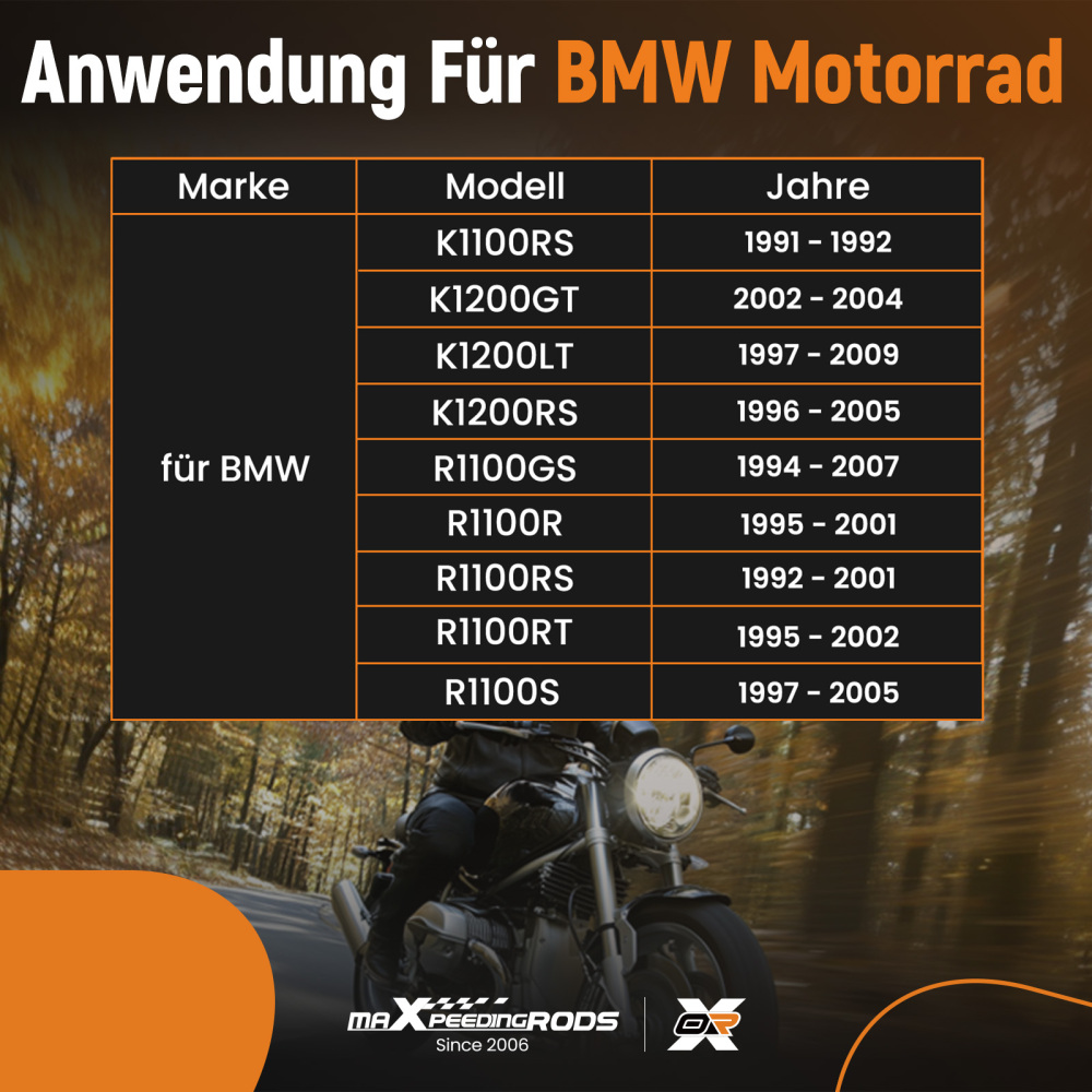 Compatible for BMW R850R R1100R R1150RT K1100RS/LT post 01/93 models 16141341231 Fuel Pump