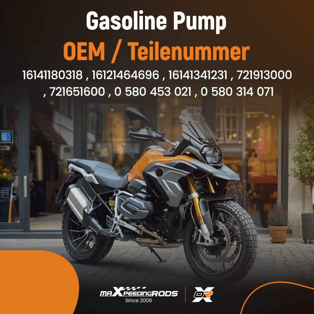 Compatible for BMW R850R R1100R R1150RT K1100RS/LT post 01/93 models 16141341231 Fuel Pump