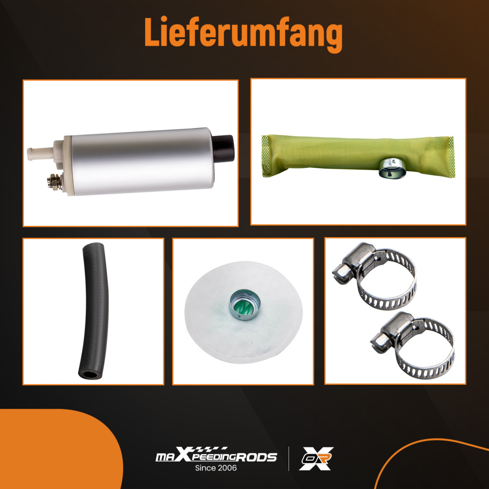 Compatible for BMW R850R R1100R R1150RT K1100RS/LT post 01/93 models 16141341231 Fuel Pump