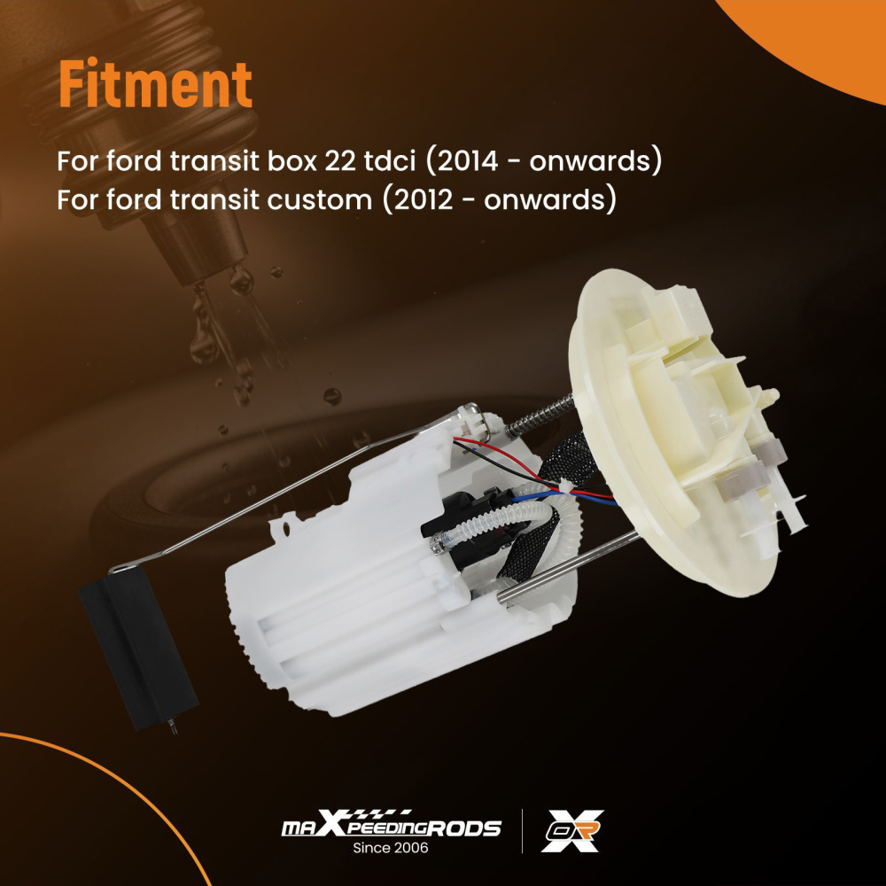 In Tank Fuel Pump Sender Unit compatible for Ford Transit Mk8 V363 2.2 TDCi BK219H307BC