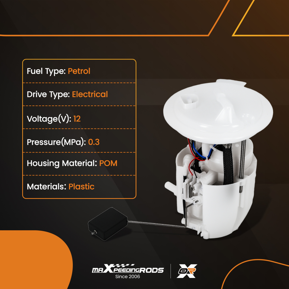 Fuel Pump Module Assembly for 2007-2016 compatible for Jeep Compass MK49 Patriot MK74 2.0L 2.4L