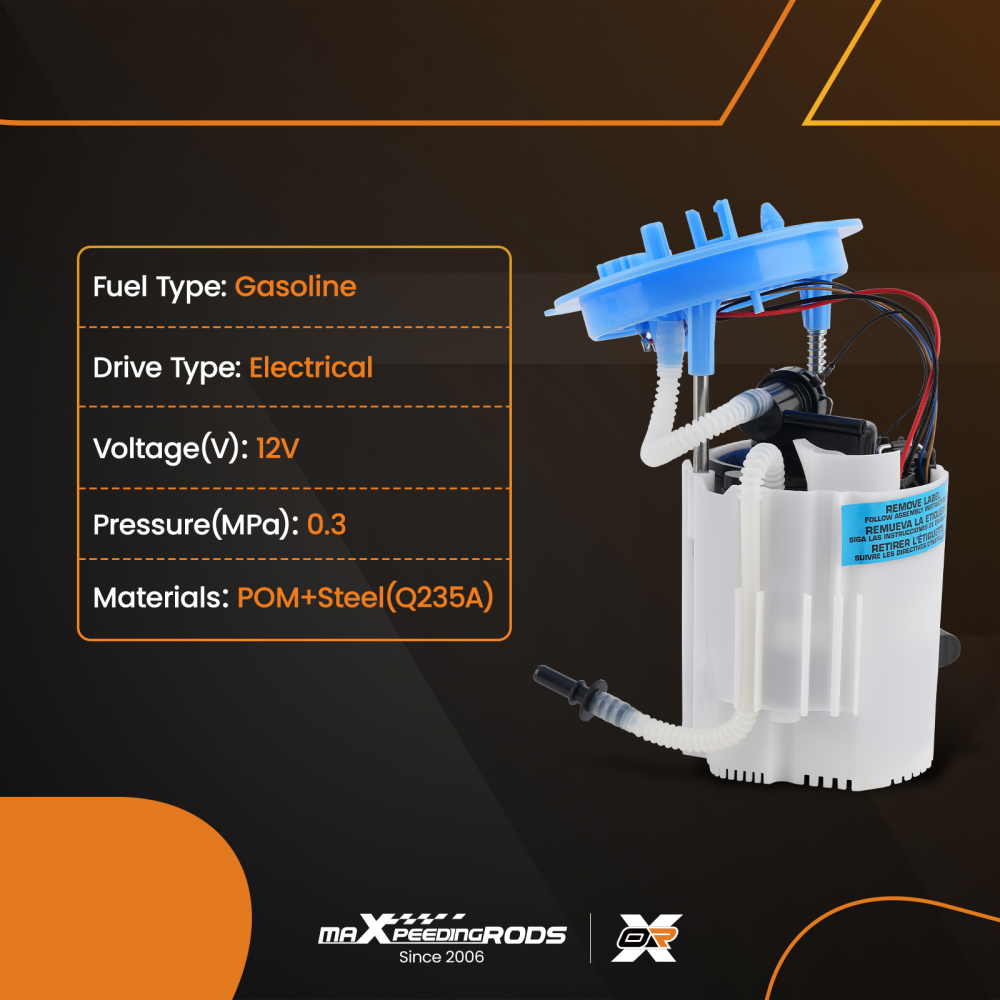 Fuel Pump Module Assembly compatible for Audi A3 15-20 compatible for VW Golf GTI 2015-2018 L4 1.8L 2.0L