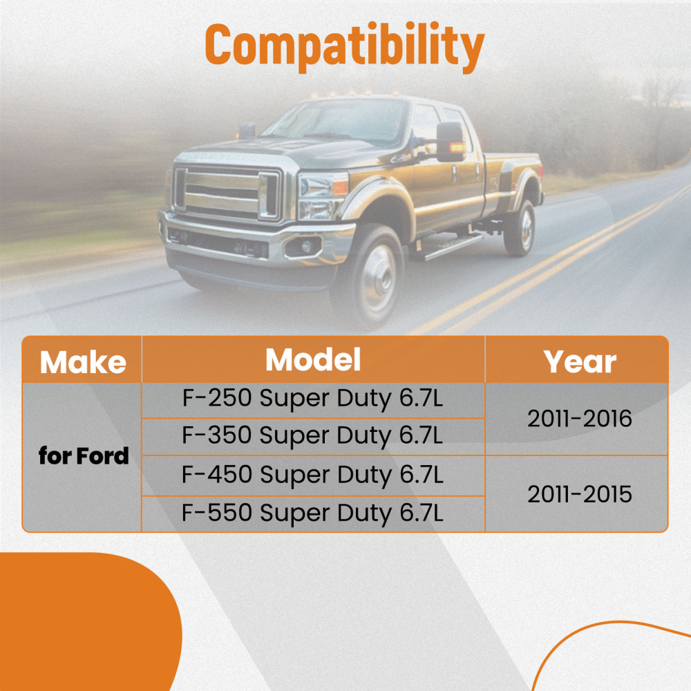 Fuel Pump Assembly compatible for Ford F250 F350 F450 compatible for Super Duty 6.7L compatible for V8 2011-2016 PFB-103