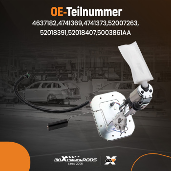 Fuel Pump Sending Unit compatible for Jeep Wrangler 91-95 5003861AA YJ 20 Gallon 2.5L/4.0L