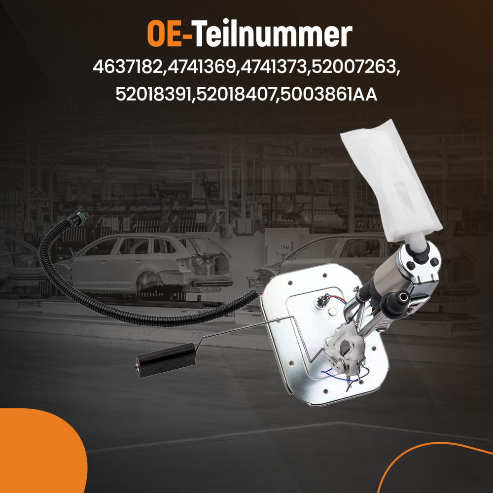 Fuel Pump Sending Unit compatible for Jeep Wrangler 91-95 5003861AA YJ 20 Gallon 2.5L/4.0L