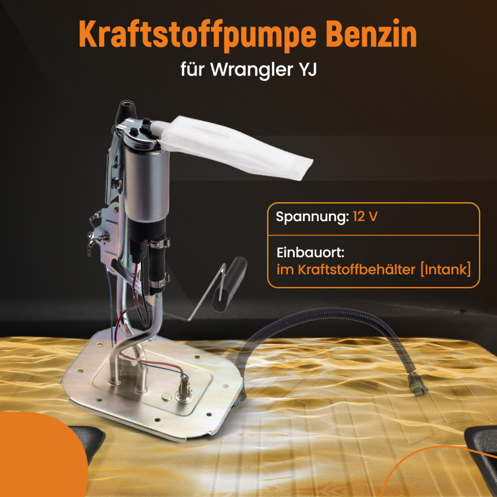 Fuel Pump Sending Unit compatible for Jeep Wrangler 91-95 5003861AA YJ 20 Gallon 2.5L/4.0L