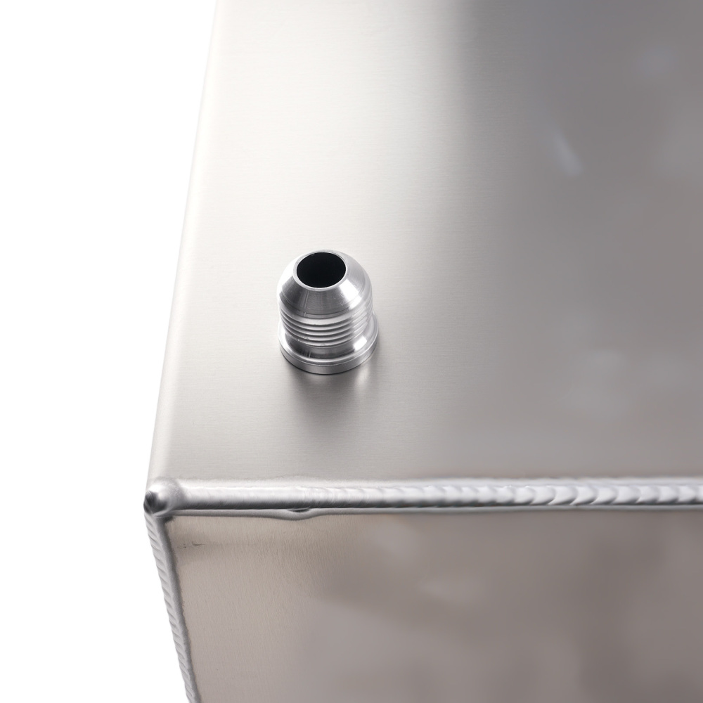 15 Gallon Fuel Tank for Racing Vehicle Aluminum Gasoline 19.7x20.6x10 Inch