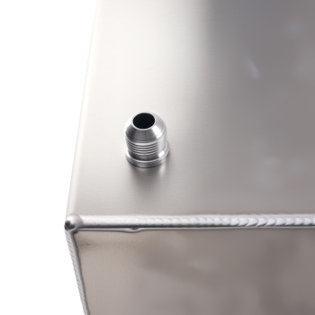 15 Gallon Fuel Tank for Racing Vehicle Aluminum Gasoline 19.7x20.6x10 Inch