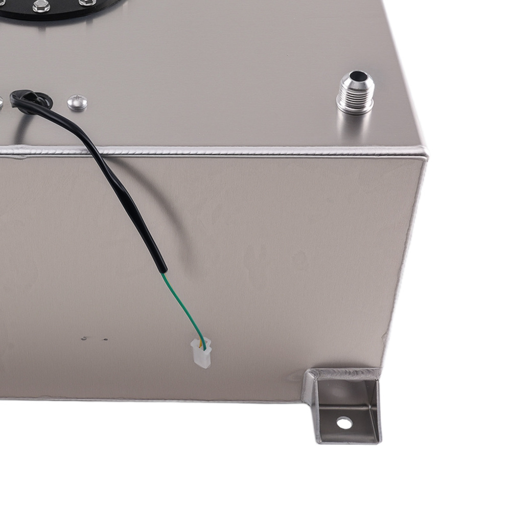 15 Gallon Fuel Tank for Racing Vehicle Aluminum Gasoline 19.7x20.6x10 Inch