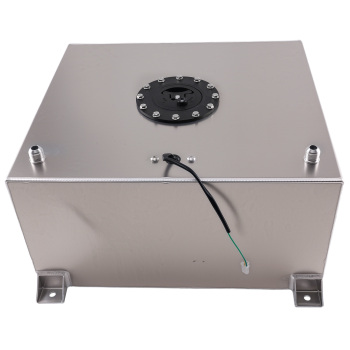 15 Gallon Fuel Tank for Racing Vehicle Aluminum Gasoline 19.7x20.6x10 Inch