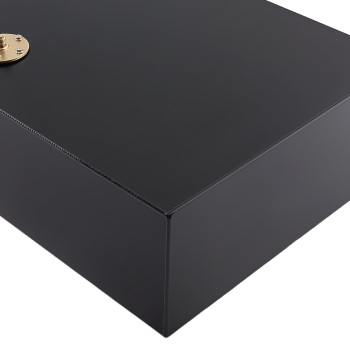 Aluminum Racing Fuel Cell Gas Tank 17 Gallon 64L Black w/ Cap Level Sender