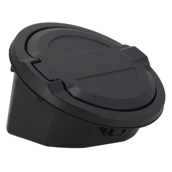 Aluminum Fuel Filler Door Gas Tank Cap Cover compatible for Jeep Wrangler JL 2018-2024