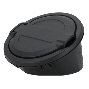 Aluminum Fuel Filler Door Gas Tank Cap Cover compatible for Jeep Wrangler JL 2018-2024