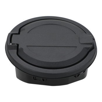 Aluminum Fuel Filler Door Gas Tank Cap Cover compatible for Jeep Wrangler JL 2018-2024