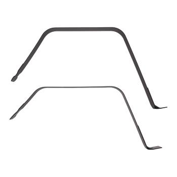 2PC Black Fuel Tank Straps compatible for Ford F-150 Heritage Extended Cab 2004