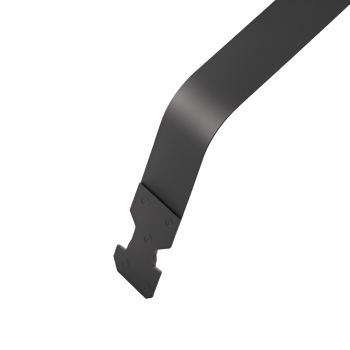 2PC Black Fuel Tank Straps compatible for Ford F-150 Heritage Extended Cab 2004