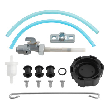 Plastic Gas Fuel Tank Kit Compatible for Honda ATC250ES Big Red 250 1985 1986 1987 FT49050