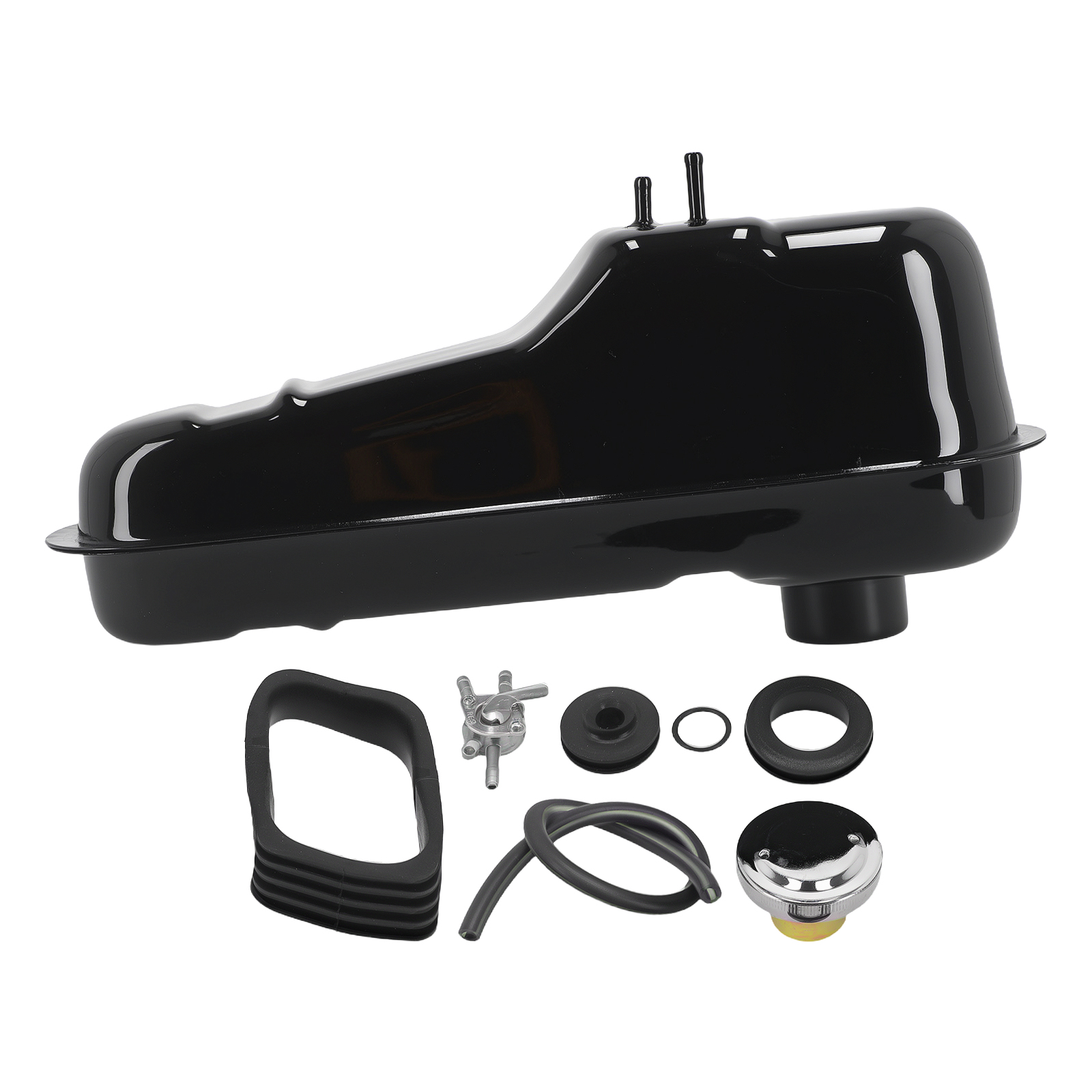 2L Gas Fuel Tank w/ Cap compatible for Honda ST90 Trailsport 1973-1975 CT70 Trail 1977-1982