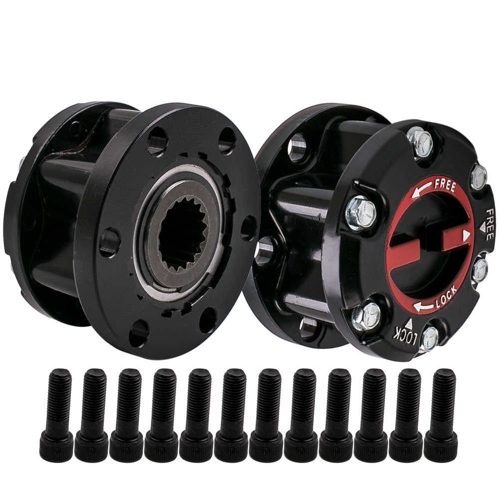 Compatible for Holden Rodeo Jackaroo compatible for Colorado Frontera compatible for Isuzu Dmax Manual Free Wheeling Hubs 