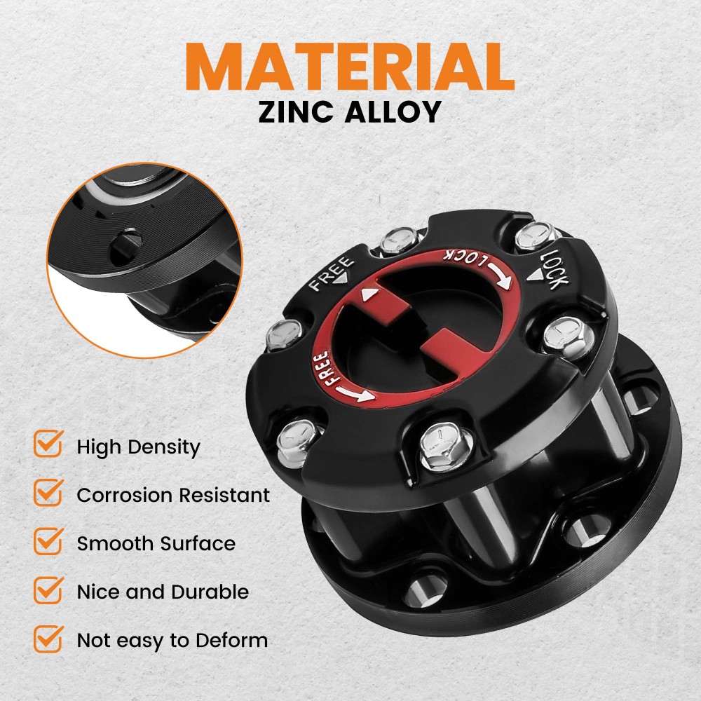 Anteriore 2X Ruota Libera Estrattori Mozzo Kit Di Chiusura compatibile per Opel Frontera