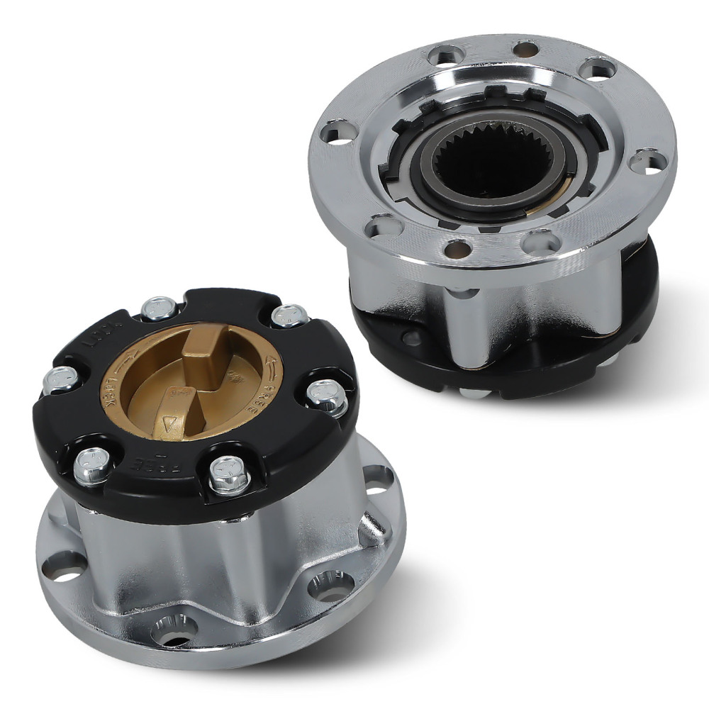 Compatible for Toyota 4x4 compatible for LandCruiser HZJ80 FZJ 70/75 (2pcs) Free Wheel Locking Hub Hubs 