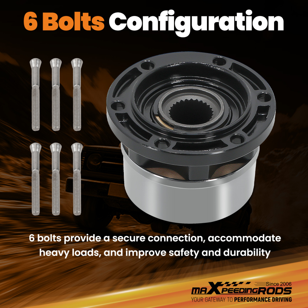 Anteriore Ruota Kit Libera compatibile per Suzuki Sidekick Locking Hub Set Of 1 Pair