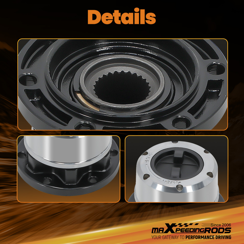 Anteriore Ruota Kit Libera compatibile per Suzuki Sidekick Locking Hub Set Of 1 Pair