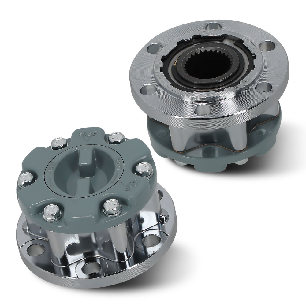 Pair New Free Wheel Bearing Hub Lock MD886389 compatible for Mitsubishi Pajero compatible for Triton L200