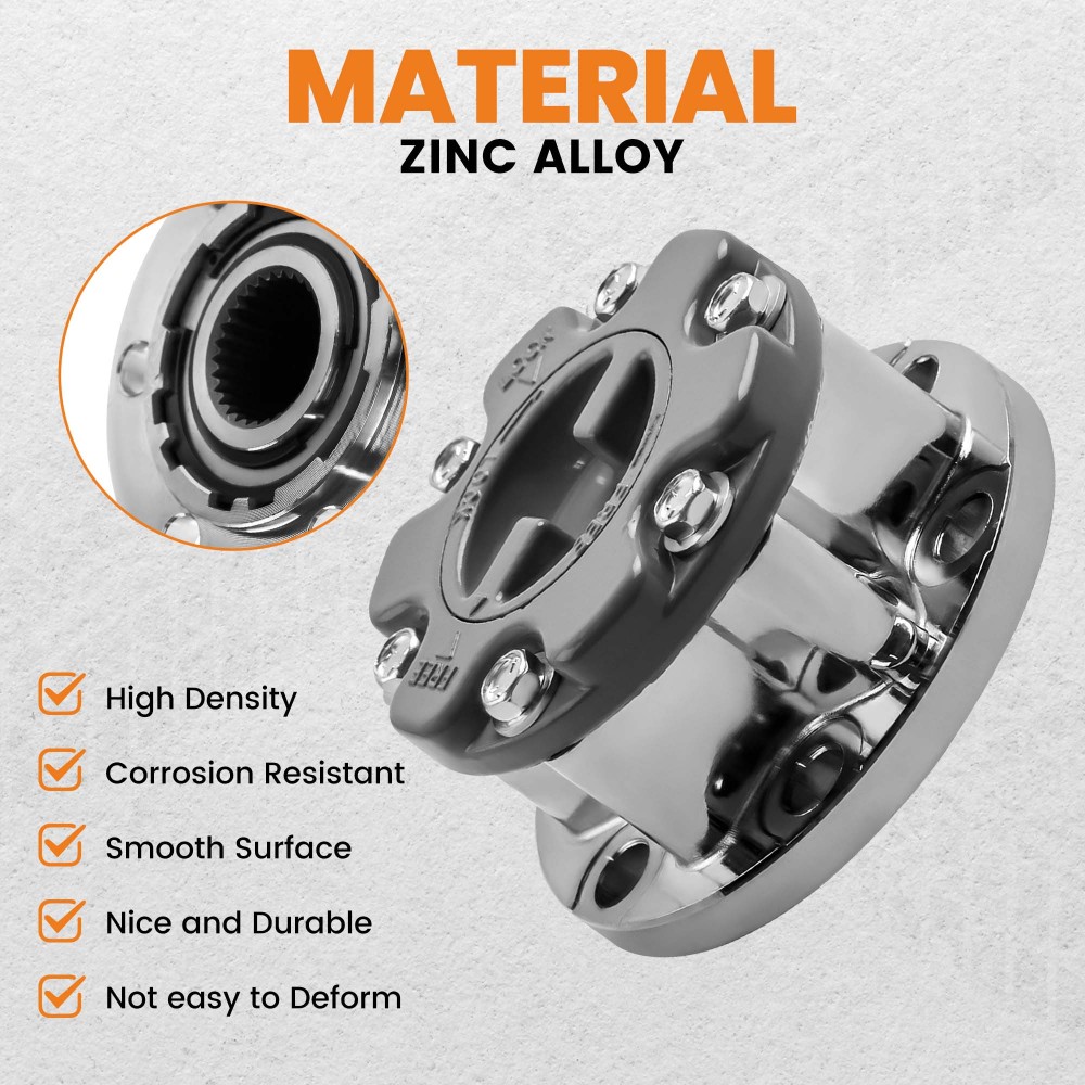 L049Gratis Cuscinetto Ruota Mozzo Serratura compatibile per Mitsubishi Pajero Montero NA NG