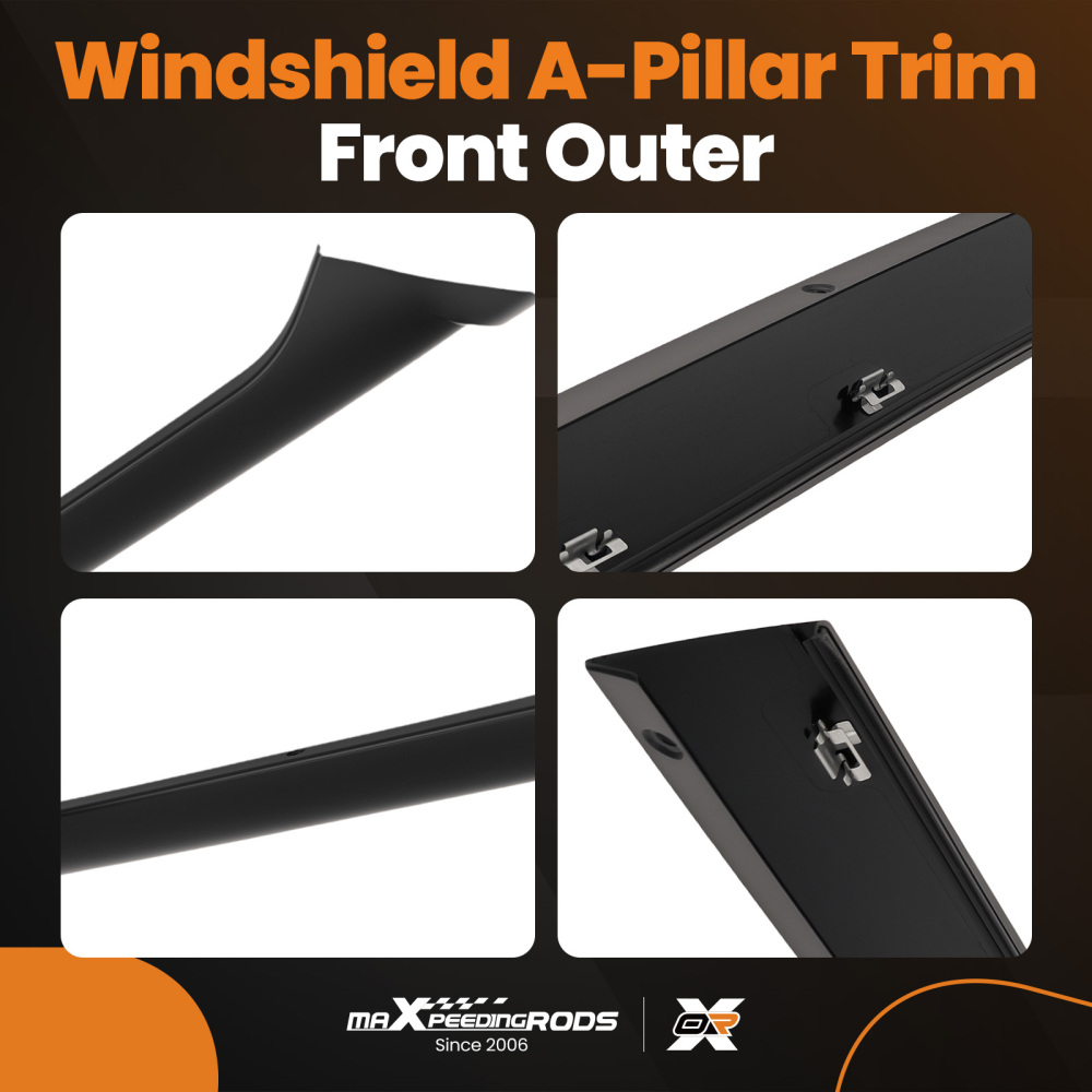 LR Windshield A Pillar Finisher Post Trim Molding compatible for Land Rover Discovery MK2