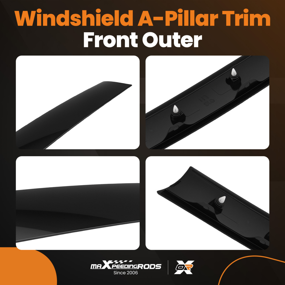 Front A Pillar Cover Trim compatible for Mini Cooper R55/R56/R57 2007-2015 51137146097
