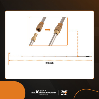 Gutter Cleaning Tool Pressure Washer Rod 4000PSI Brass Spray Extension Wand