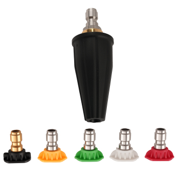 3000 PSI High Pressure Washer Turbo Nozzle for Washer 5 Tips Quick Connect 1/4