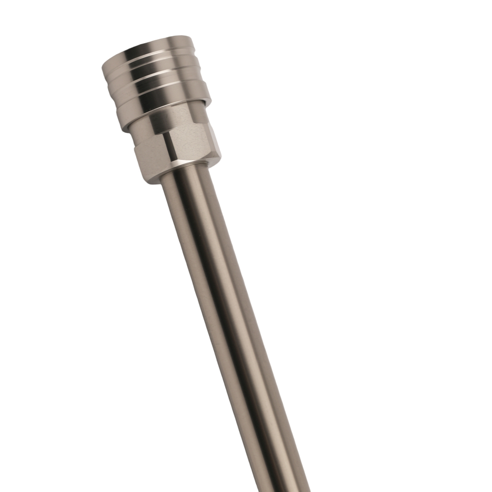 2 Way Foam Bar for Pressure Washer Gun Nozzle Dual Connector Stainless Wand