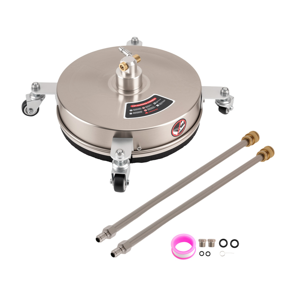 13in Pressure Washer Surface Cleaner Attachment for Patio Driveway Up to 4000PSI