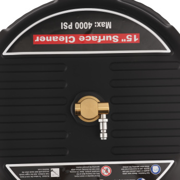 15 Inch 4000 PSI Pressure Washer Surface Cleaner w/ Dual Nozzle + Wand Set