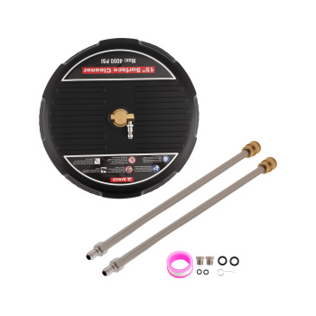 15 Inch 4000 PSI Pressure Washer Surface Cleaner w/ Dual Nozzle + Wand Set