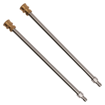 4000 PSI Pressure Washer Under Car Cleaner Kit w/ Extension Wands Stainless