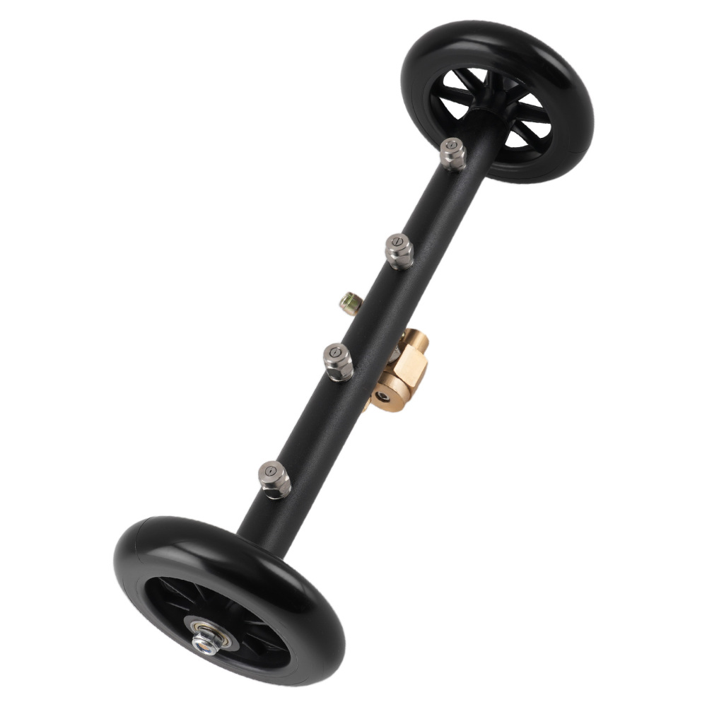 360° Copper Pressure Washer Rotating Head 4 Nozzles Undercarriage Yard Cleaner