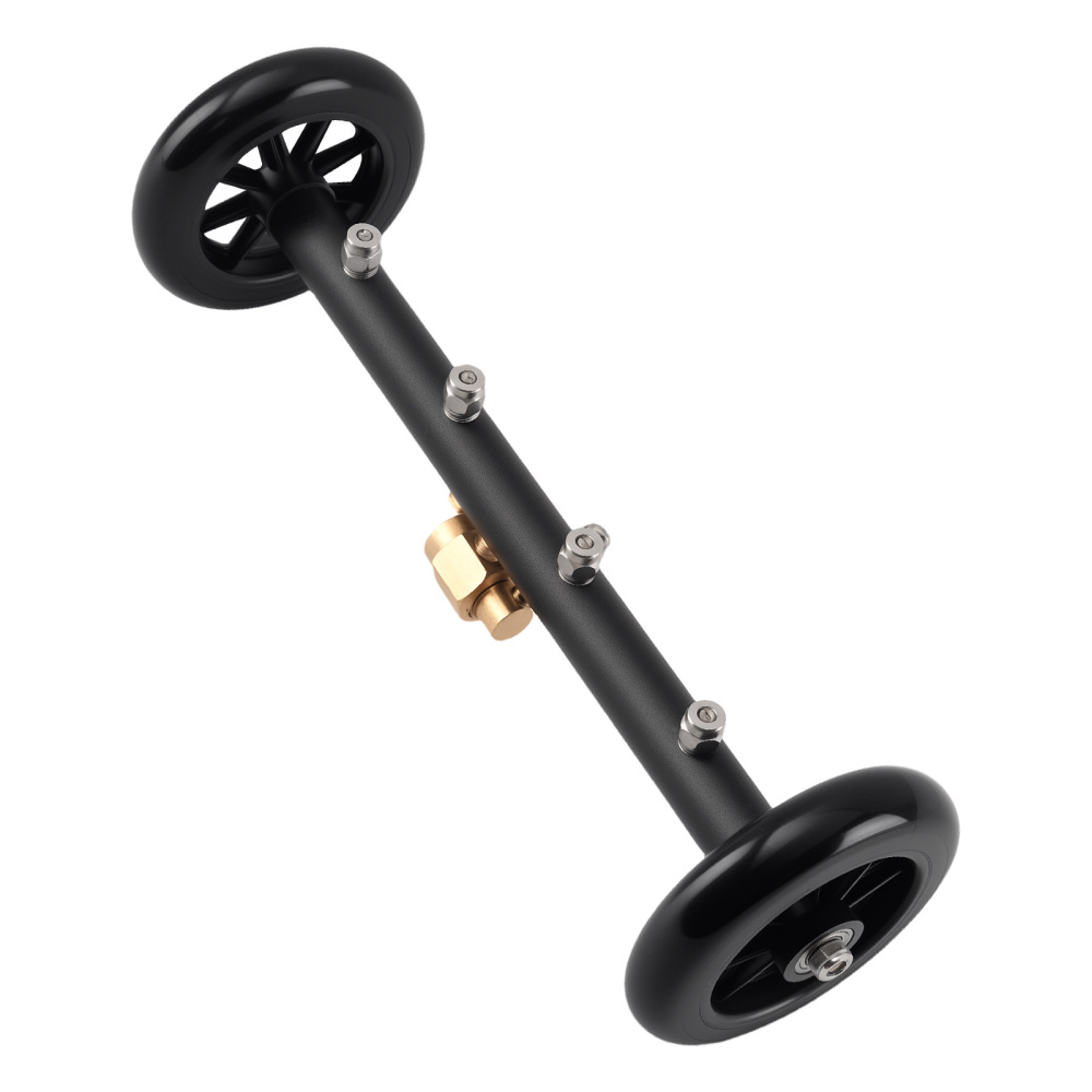 360° Copper Pressure Washer Rotating Head 4 Nozzles Undercarriage Yard Cleaner