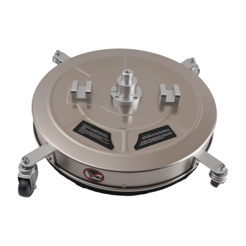 24 inch Pressure Washer Surface Cleaner Stainless Steel 4 WheelsDual Handle