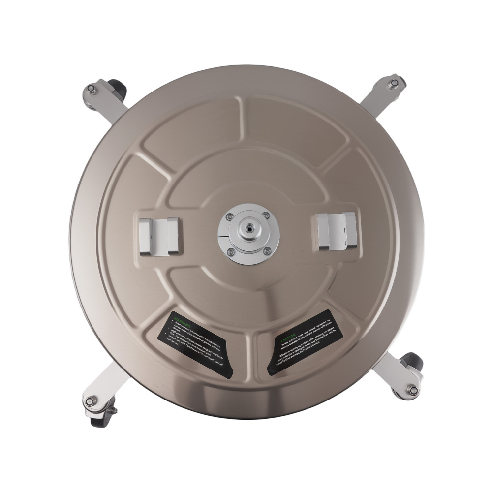 24 inch Pressure Washer Surface Cleaner Stainless Steel 4 WheelsDual Handle