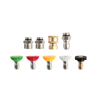 4000PSI Pressure Washer Snow Foam Cannon Lance Gun with 5 Nozzles Tips