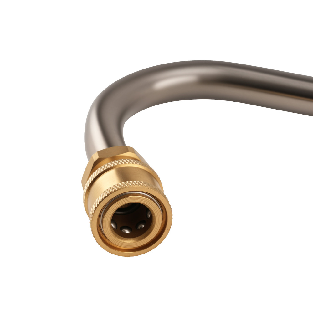 Pressure Washer Gutter Cleaner Attachment Angled Extension Wand W/ Nozzle Tips