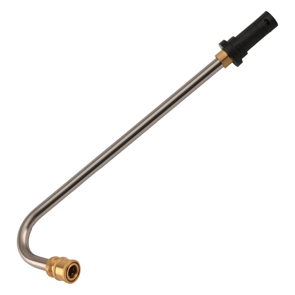 Pressure Washer Gutter Cleaner Attachment Angled Extension Wand W/ Nozzle Tips