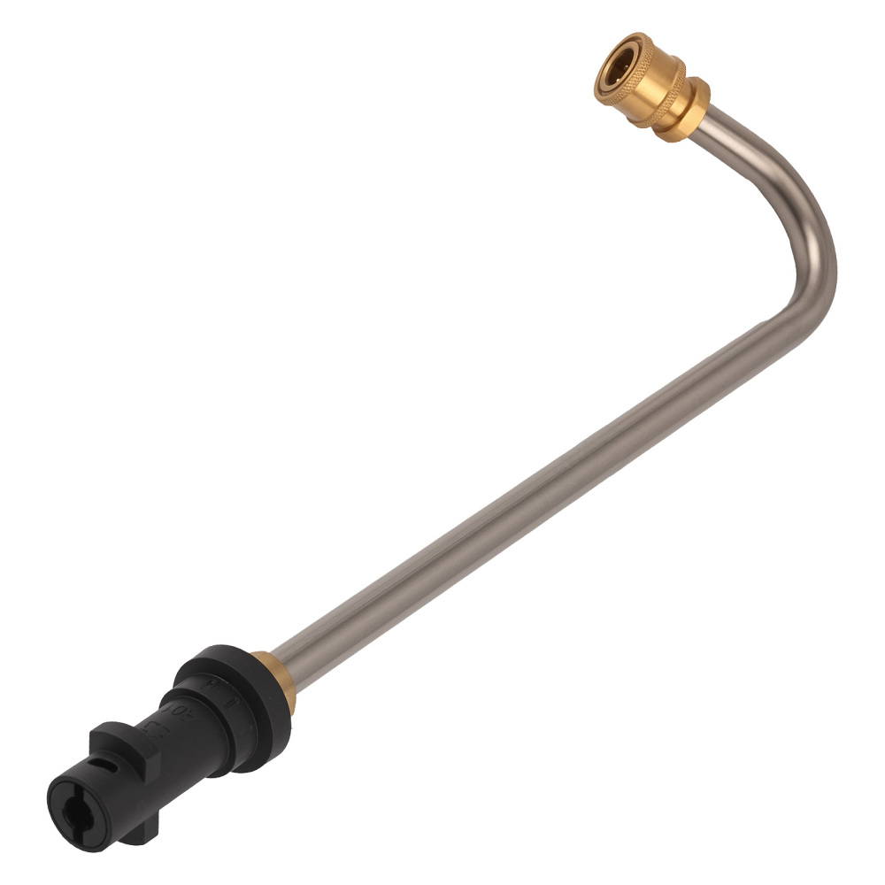 Pressure Washer Gutter Cleaner Attachment Angled Extension Wand W/ Nozzle Tips